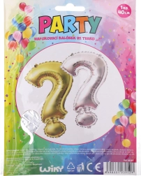 Globo inflable signo de interrogación 40 cm