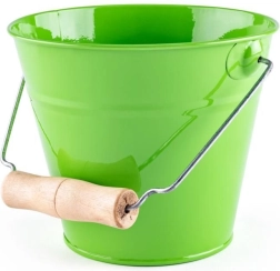 Cubo de jardín WOODY – metálico verde