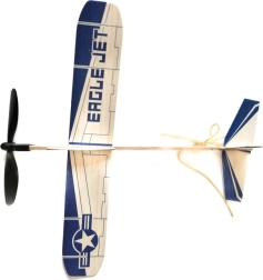 Goki avión con goma Eagle Jet de balsa
