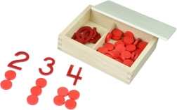 Montessori cifras y fichas – números pares e impares