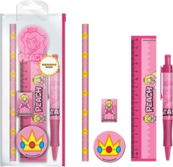Set escolar Super Mario Peach en estuche de plástico