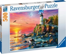 Puzzle Ravensburger Faro al atardecer 500 piezas