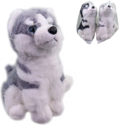 Perrito de peluche Husky 25 cm