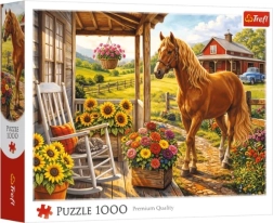 Puzzle «Caballo en la granja» 1000 piezas