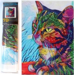 Pintura con diamantes – Mirada sincera 30 × 40 cm