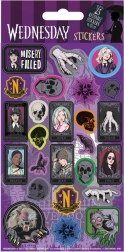 Pegatinas reutilizables de Wednesday