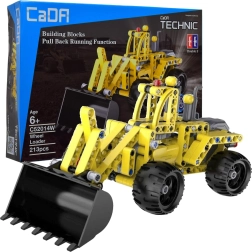 Set de construcción CADA Technic cargadora de ruedas con tracción de retroceso 25 cm