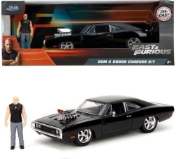 Modelo metálico Dodge Charger R/T 1970 1:24 con figura de Rápidos y Furiosos – Jada Toys