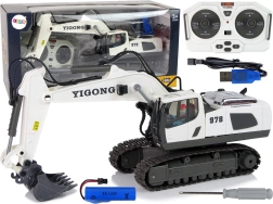 Excavadora RC de orugas 2,4 GHz con control remoto
