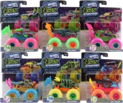 Hot Wheels Monster Trucks Neon Smashers - 1 unidad