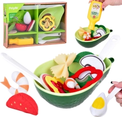 Set infantil para preparar ensalada de aguacate