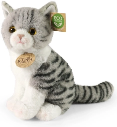 Gato de peluche Rappa eco-friendly de 24 cm