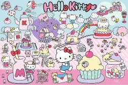 Puzzle Descubre el mundo Hello Kitty 300 piezas