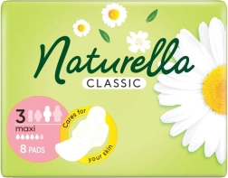 Naturella Classic compresas higiénicas Maxi, 8 uds