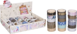 Cinta washi decorativa 1,5 cm × 3 m – varios motivos