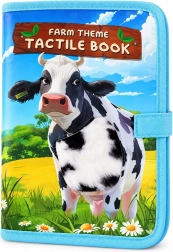 Libro sensorial de tela RENEW FORCE con animales de granja