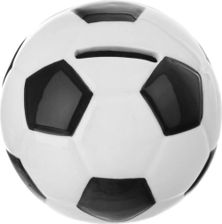 Hucha de cerámica balón de fútbol 10 cm