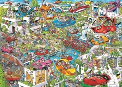 Puzzle RAVENSBURGER Ray’s Comic – Futuro, 1000 piezas
