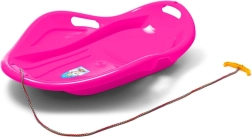 Trineo deslizante infantil con forma de concha BABY MIX Premium Komfort 80 cm rosa
