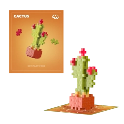 Plus-Plus flores cactus – juego de construcción creativo