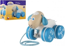 Juguete de arrastre de madera Oveja para niños