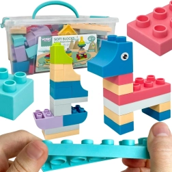 Woopie Bloques de construcción blandos en caja, 99 piezas