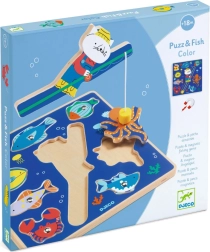 Puzzle encajable Djeco Pesca