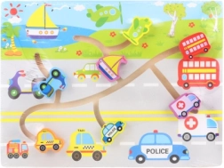 Laberinto de madera – medios de transporte