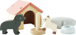 Le Toy Van set de mascotas de madera – perrito y gatita