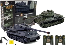 Juego de 2 tanques RC 1:28 T-34 y TIGER 103