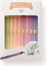 Djeco Set de 10 bolígrafos de gel Candy