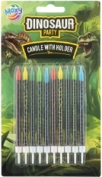 Velas para tarta con dinosaurios, 10 uds
