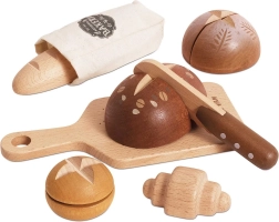 Le Toy Van panadería para cortar – set de madera para la cocinita infantil