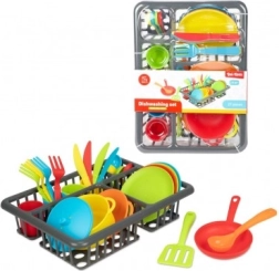 Juego de cocina de plástico para niños, 27 piezas
