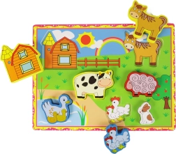 Encajable 3D de madera Granja