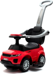 Correpasillos infantil 3 en 1 con barra de empuje BABY MIX – SUV rojo