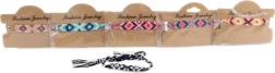 Pulsera de tela con diámetro ajustable