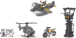 Set militar con avión y torre de vigilancia 21 cm