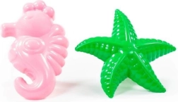 Moldes para arena: caballito de mar y estrella de mar – set de 2 uds.