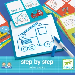 Dibujo paso a paso Arthur – set creativo DJECO