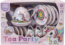Set de té infantil con motivo de unicornio (15 uds.)