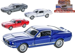 Modelo de coche metálico Ford Shelby GT500 1967 1:38 con puertas abatibles y pull-back