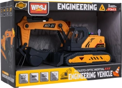 Excavadora interactiva 1:18 con luces y sonidos