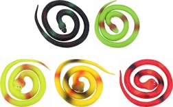 Serpiente de goma de 75 cm - 1 unidad