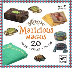 Set de magia Djeco Malicious Magus – 20 trucos