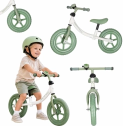 Bicicleta infantil sin pedales Trike Fix Balance con timbre, verde
