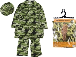Disfraz de carnaval de soldado para niños 110–120 cm