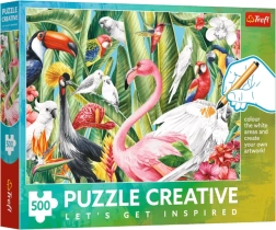 Puzzle de 500 piezas Aves del Paraíso Trefl