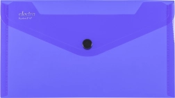 Sobre con cierre a presión azul oscuro