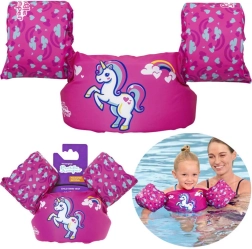 Cinturón de natación infantil con manguitos Puddle Jumper unicornio 15–30 kg